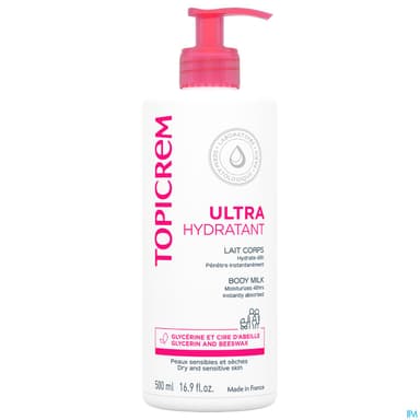 TOPICREM ULT/HYDR LAIT CORP 500ML