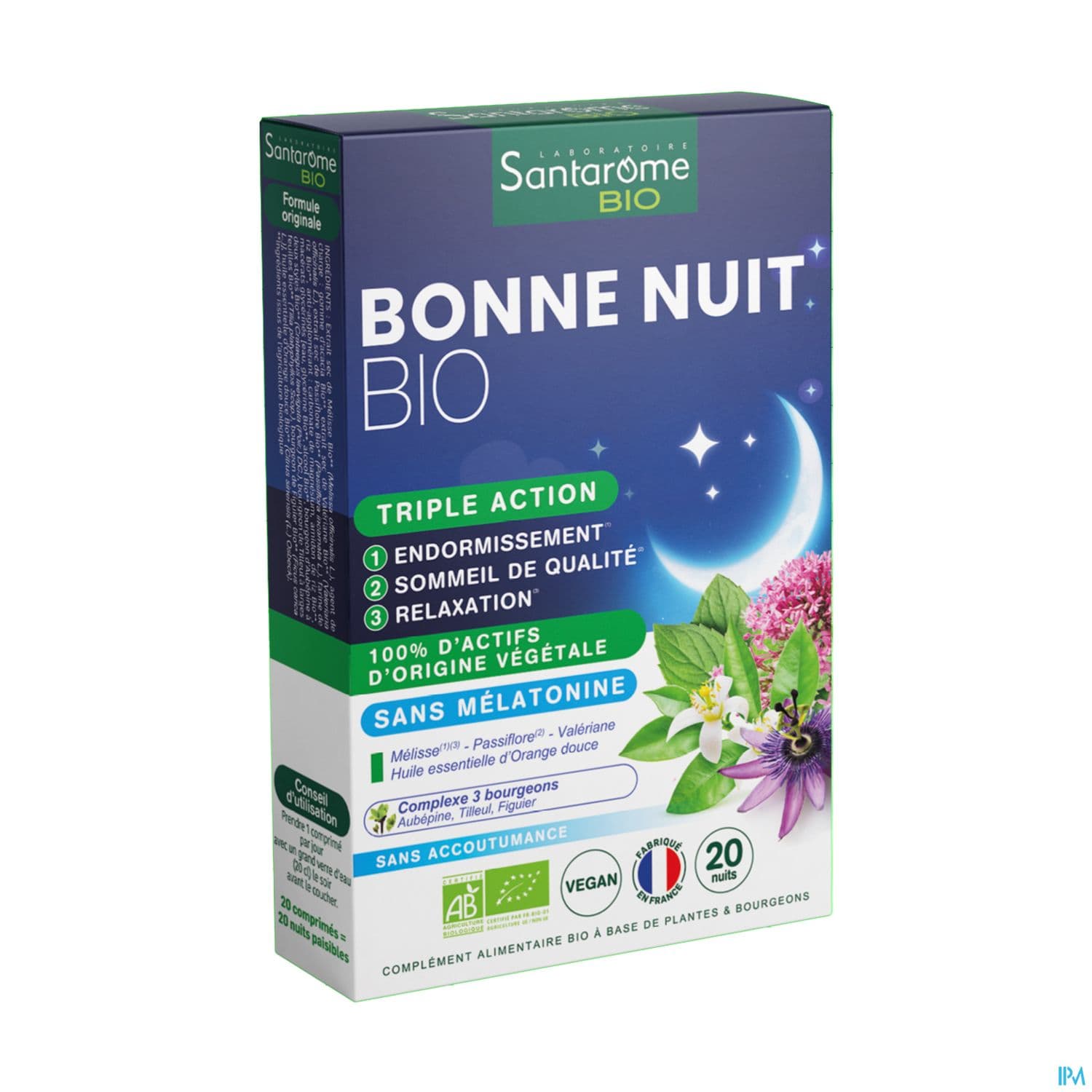 SANTAROME BONNE NUIT BIO CPR 20 — Pharmacie Du Vieil Abreuvoir