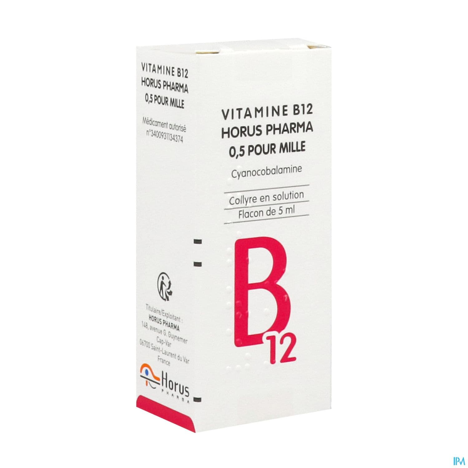 VIT B12 0,05% HORUS COL 5ML