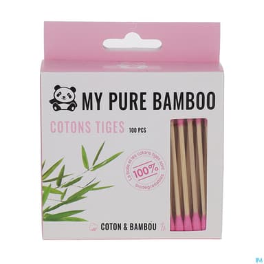 MY PURE BAMBOO COTON TIGE ROSE 100