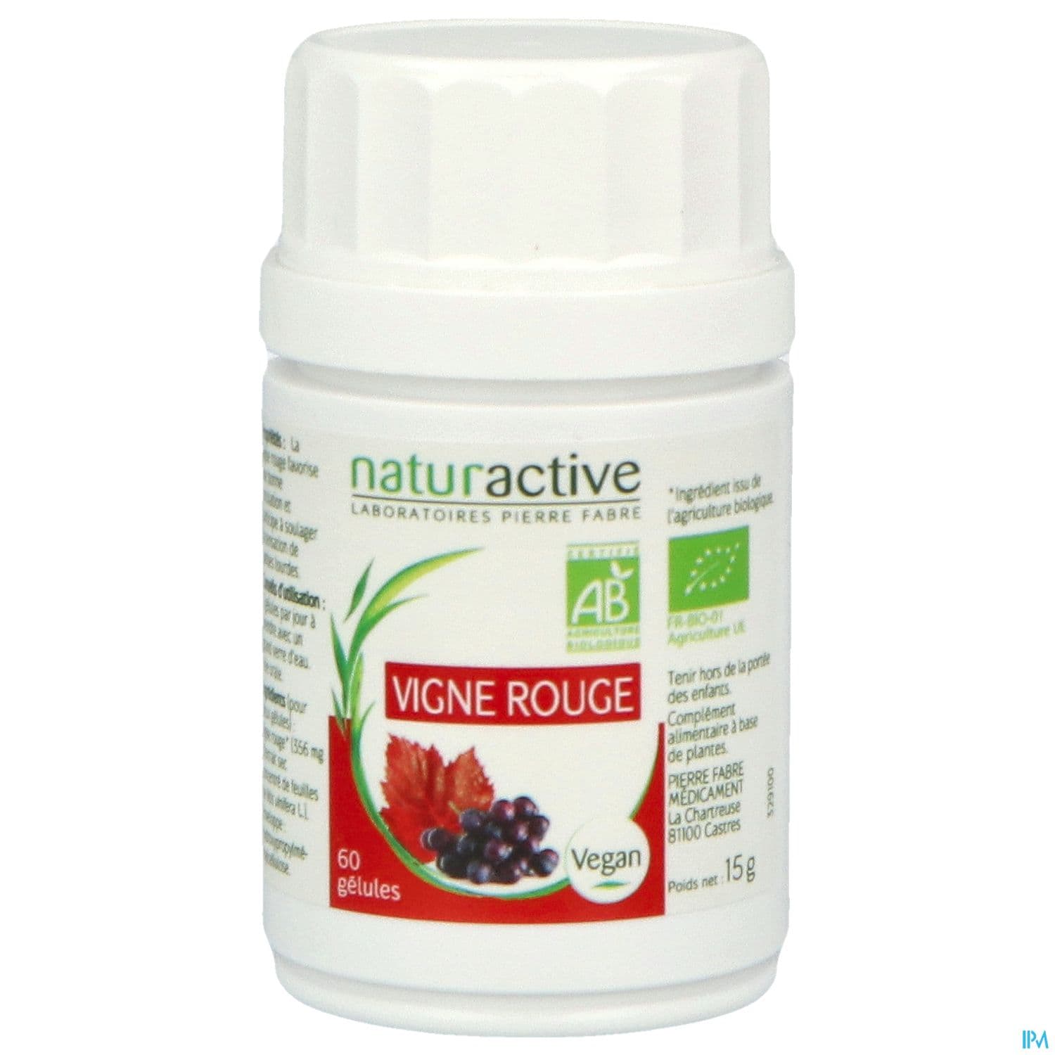 NATURACTIVE VIGNE RGE BIO GELUL 60