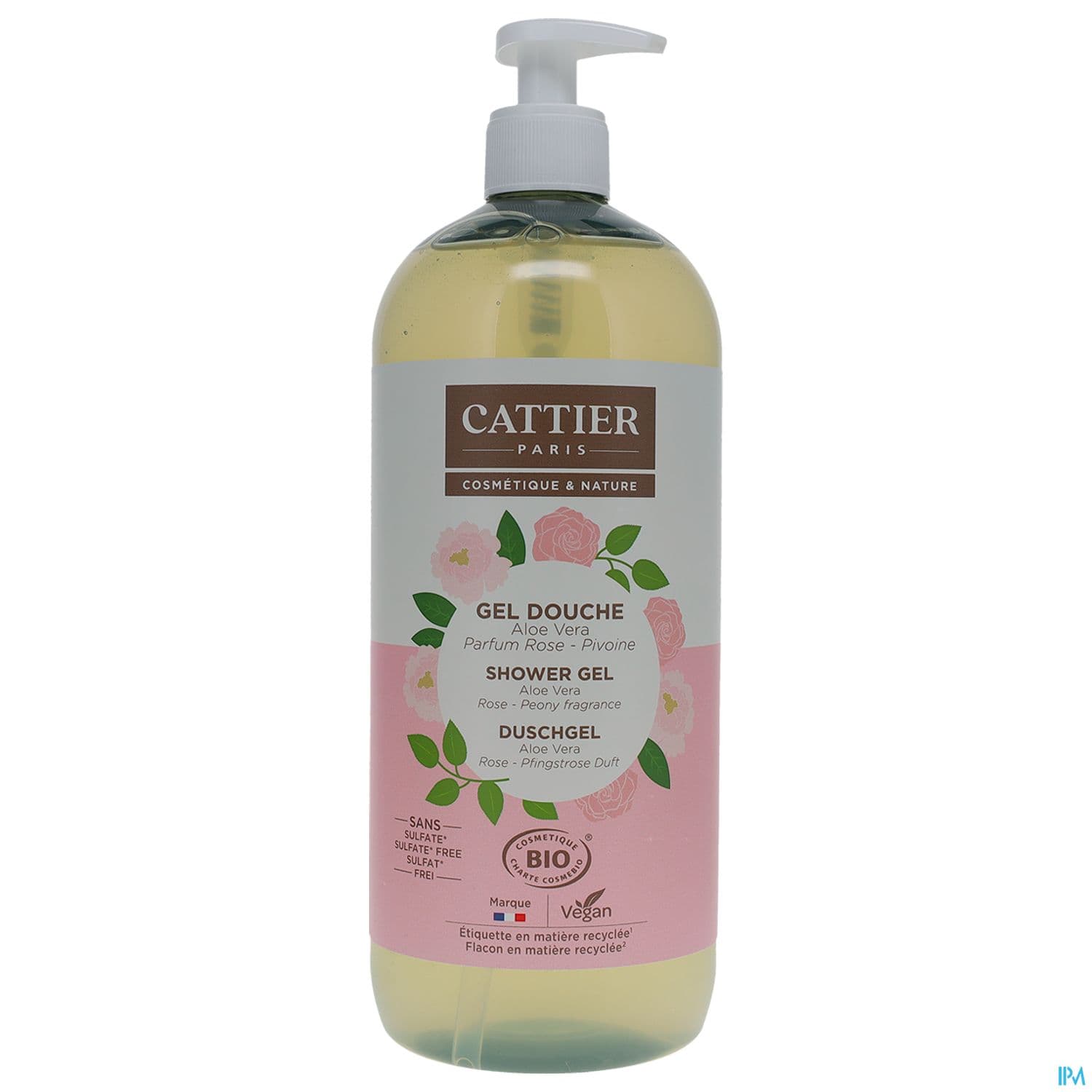 CATTIER GEL DCH S/SULF ROSE PIV 1L
