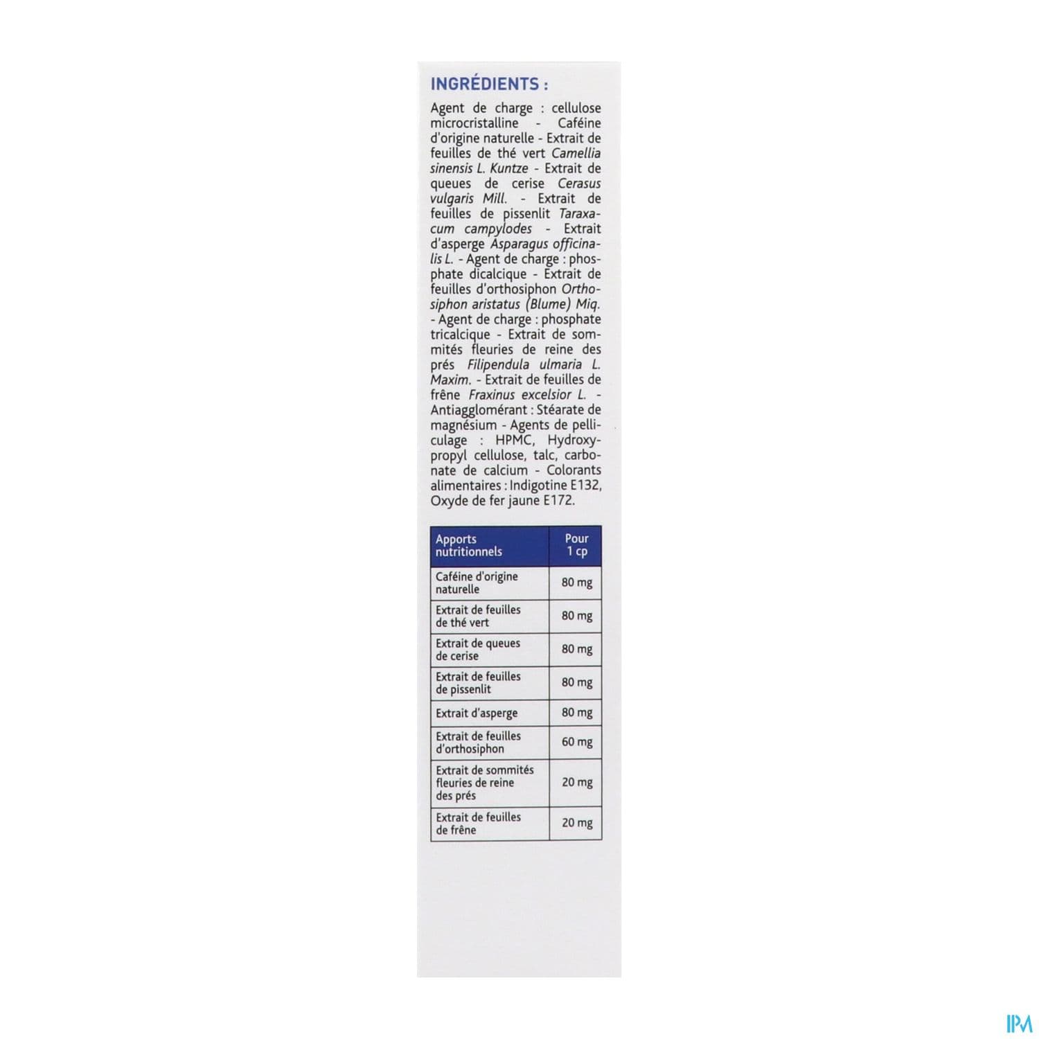 WATERPILL RETENT/EAU CPR30