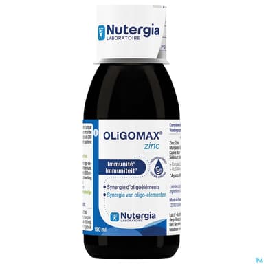 Nutergia Oligomax Zinc Solution Buvable 150ml