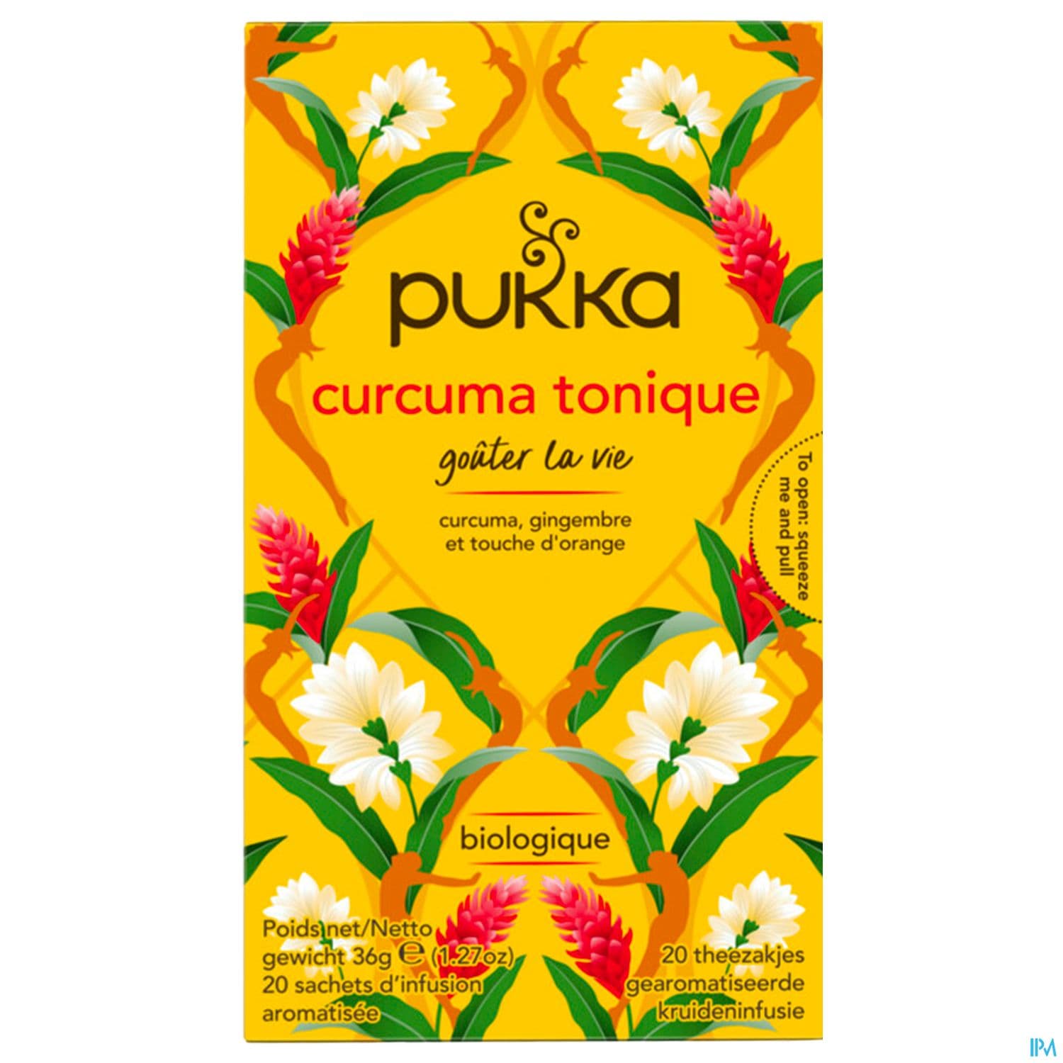 Pukka Infusion Curcuma Tonique Bio Sachet 20