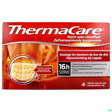 Thermacare Patch Chauffant Dos Ceinture Ajustab X4