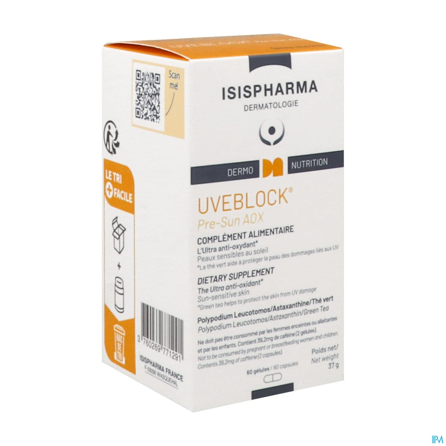 Isispharma Uveblock Pre Sun Aox Gelule 60