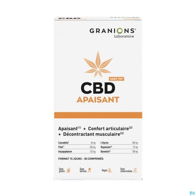 GRANIONS CBD APAISANT CPR 30