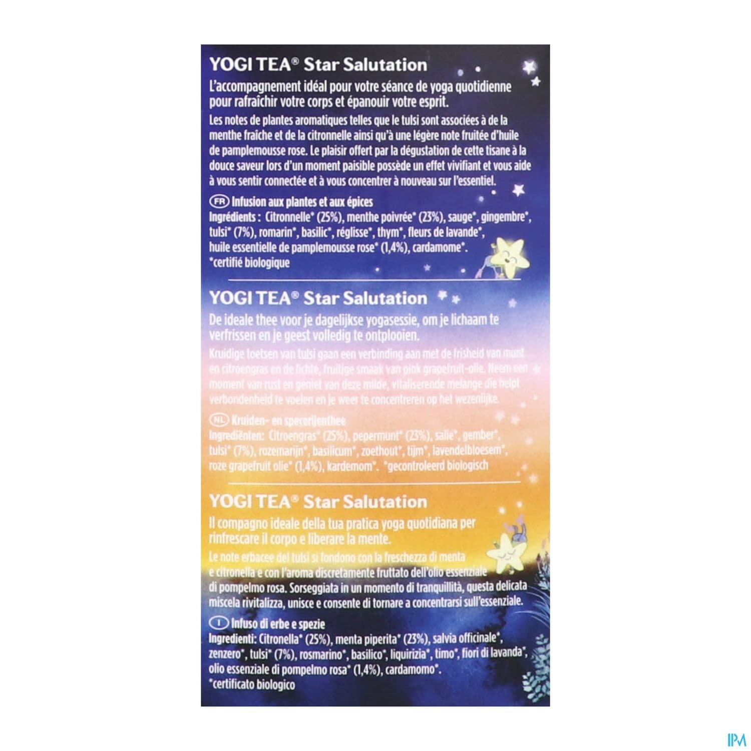 Yogi Tea Star Salutation Bio Infusette 17
