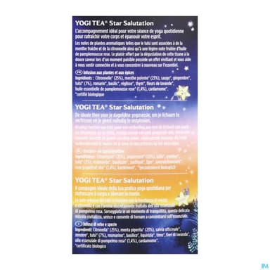 Yogi Tea Star Salutation Bio Infusette 17