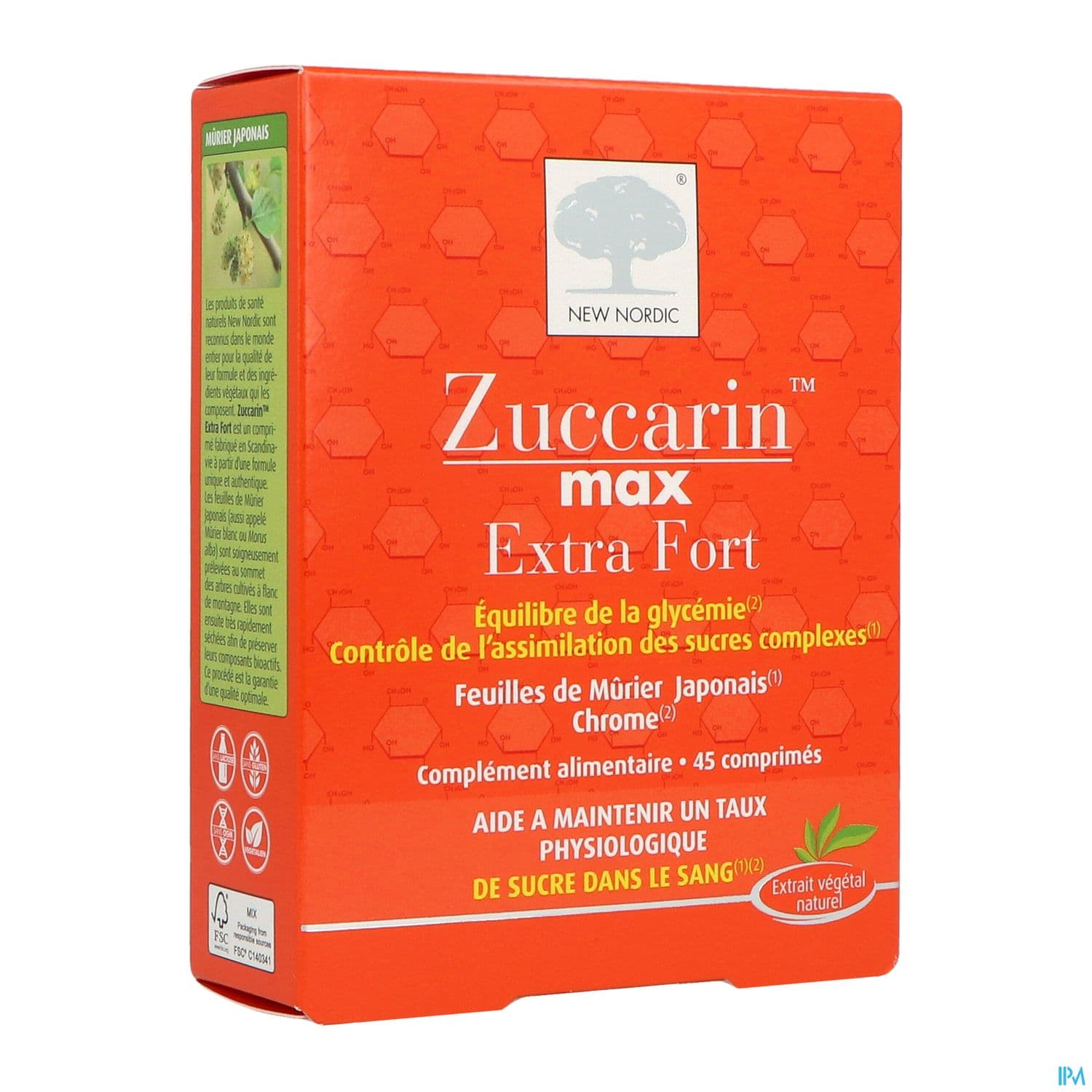 New Nordic Zuccarin Max Extra Fort Comprime 45