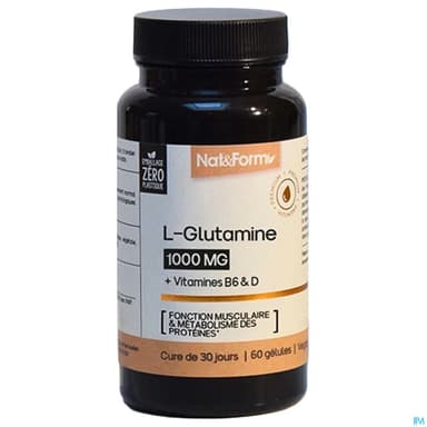 Nat Et Form Glutamine Gelule Vegetale 60