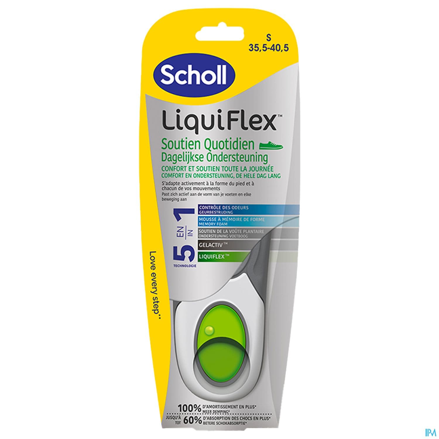 SCHOLL SEMELLE LIQUIFLEX QUOT T1