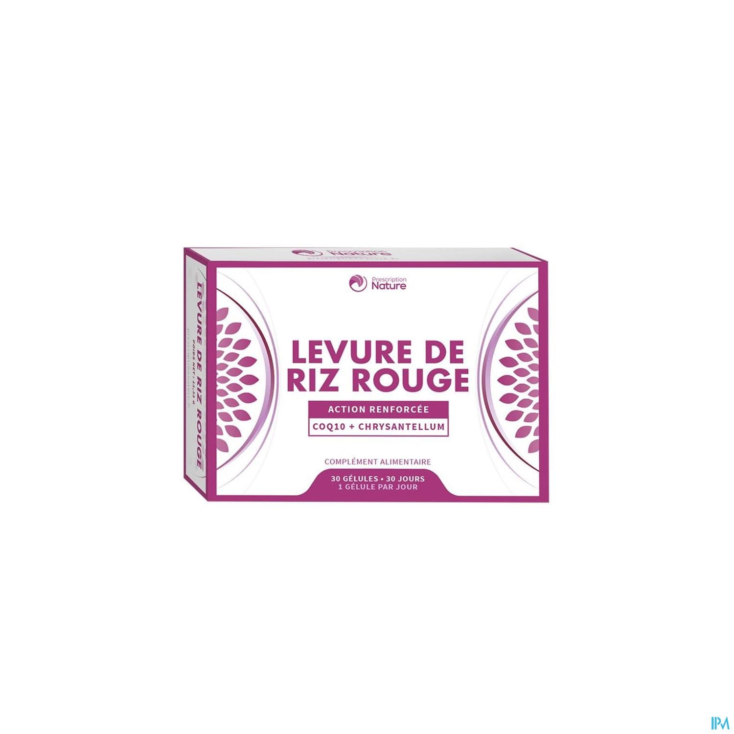 Prescription Nature Levure De Riz Rouge Gelule 30