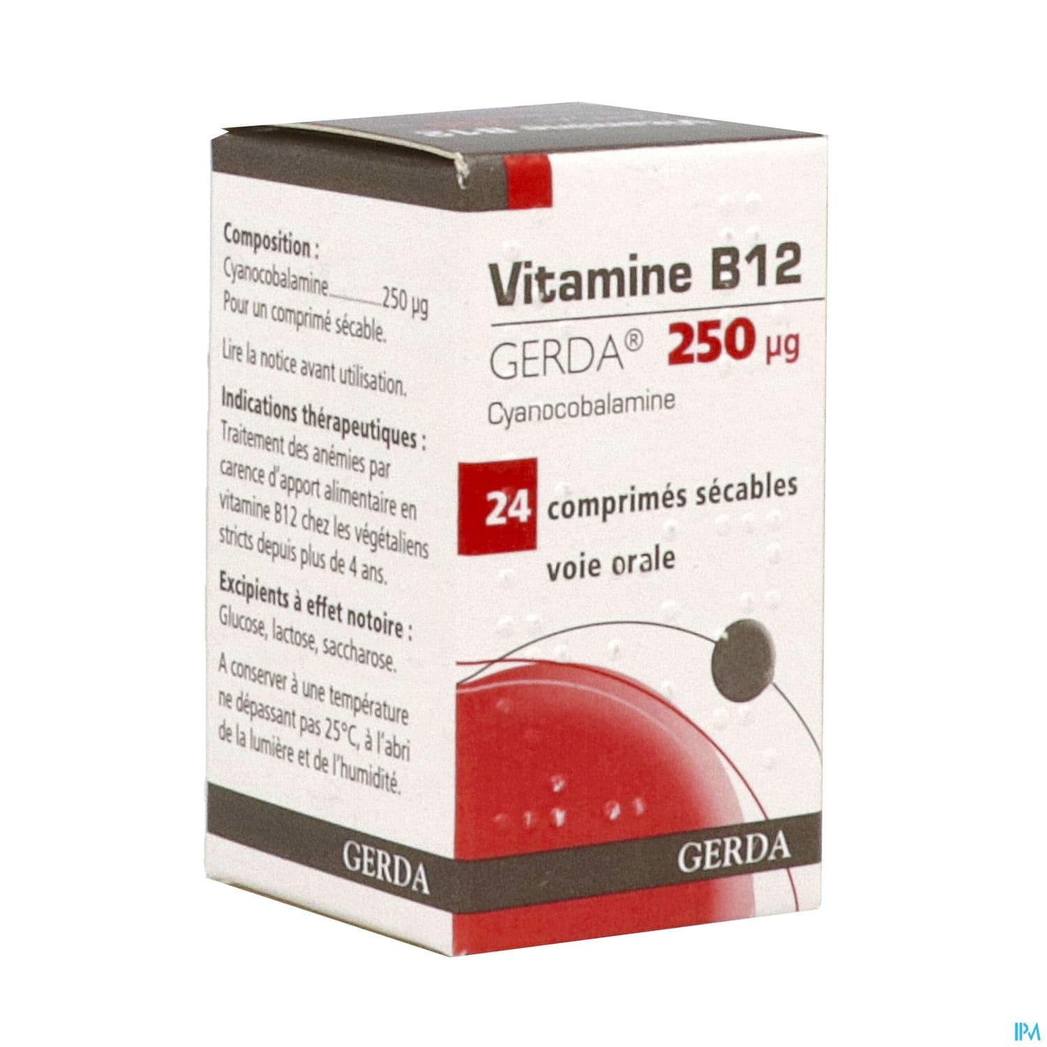 VIT B12 250MCG GERDA CPR SECABLE24