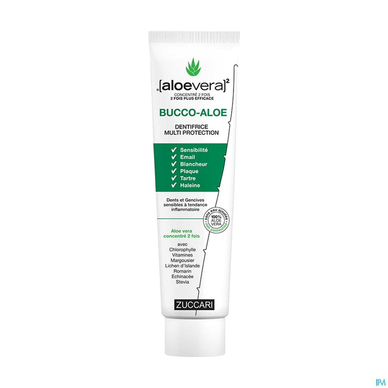 Aloevera Zuccari Naturancia Bucco Aloe Gel Dentifrice 100ml
