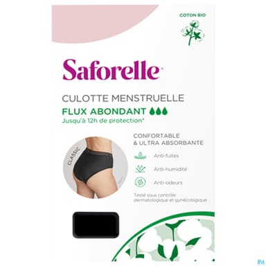 Saforelle Culotte Pour Les Regles Classic Flux Abondant T42
