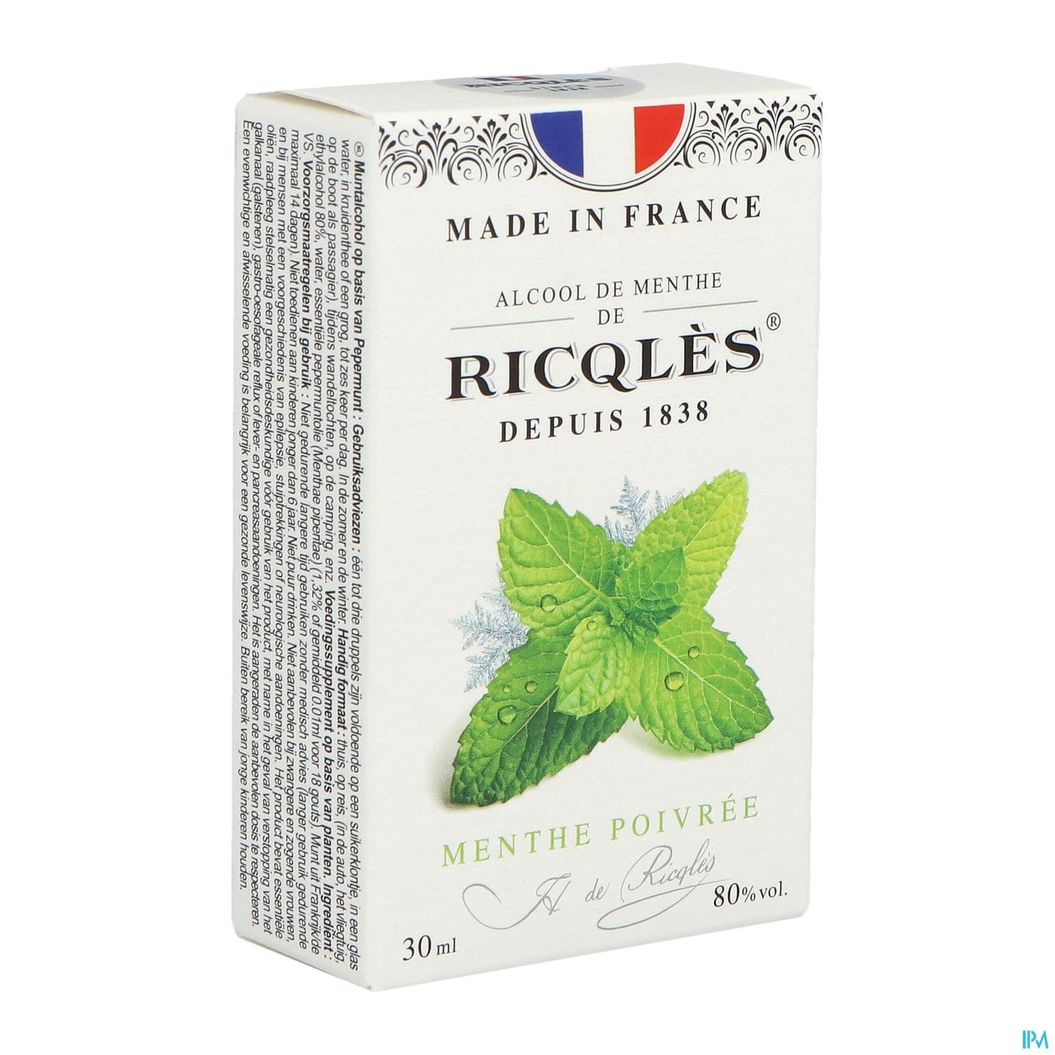 Ricqles Alcool De Menthe 30ml