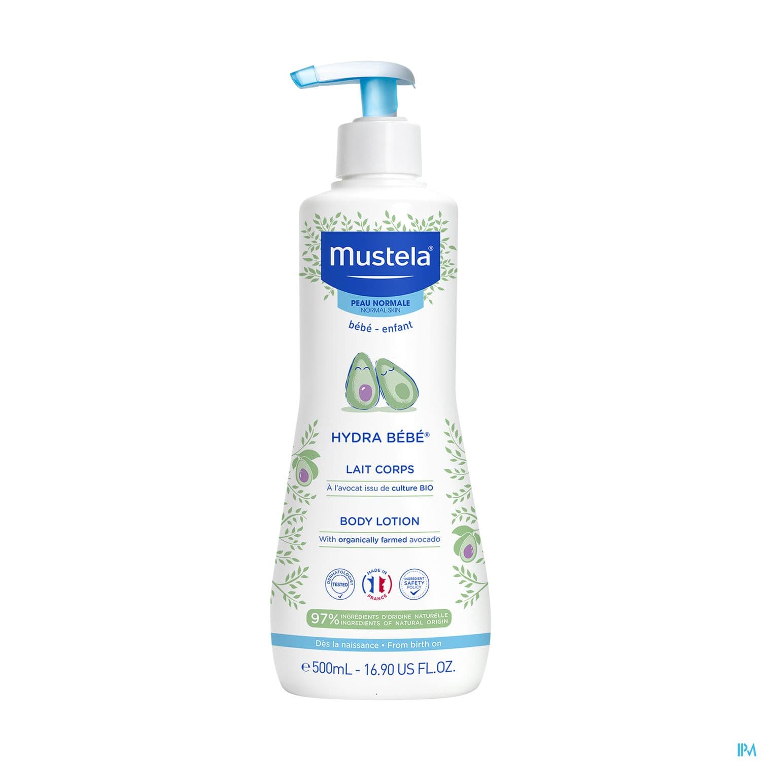 Mustela Bebe Enfant Hydra Bebe Enfant Lait Corps A l Avocat Bio 500ml