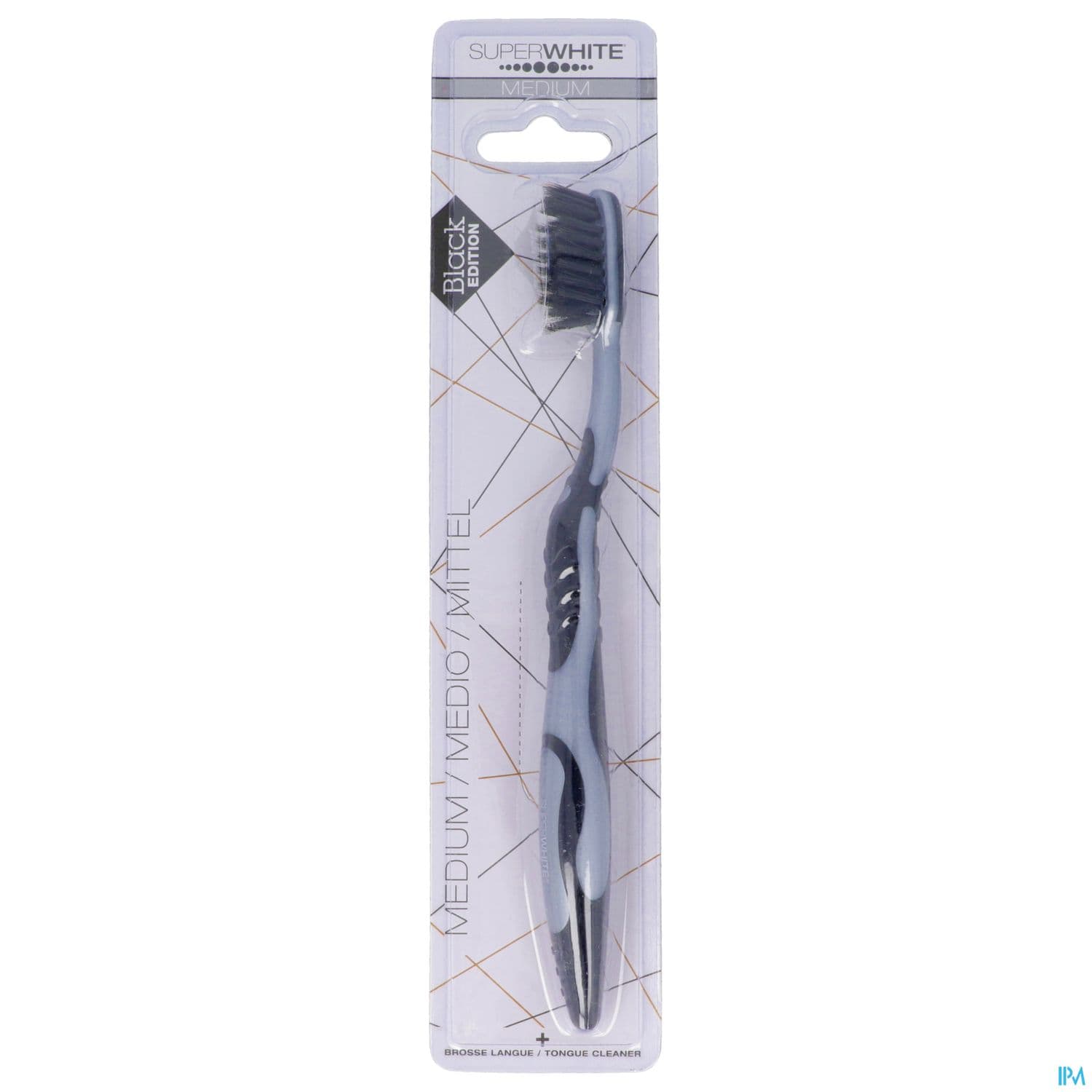 Superwhite Brosse A Dents Black Edition Medium