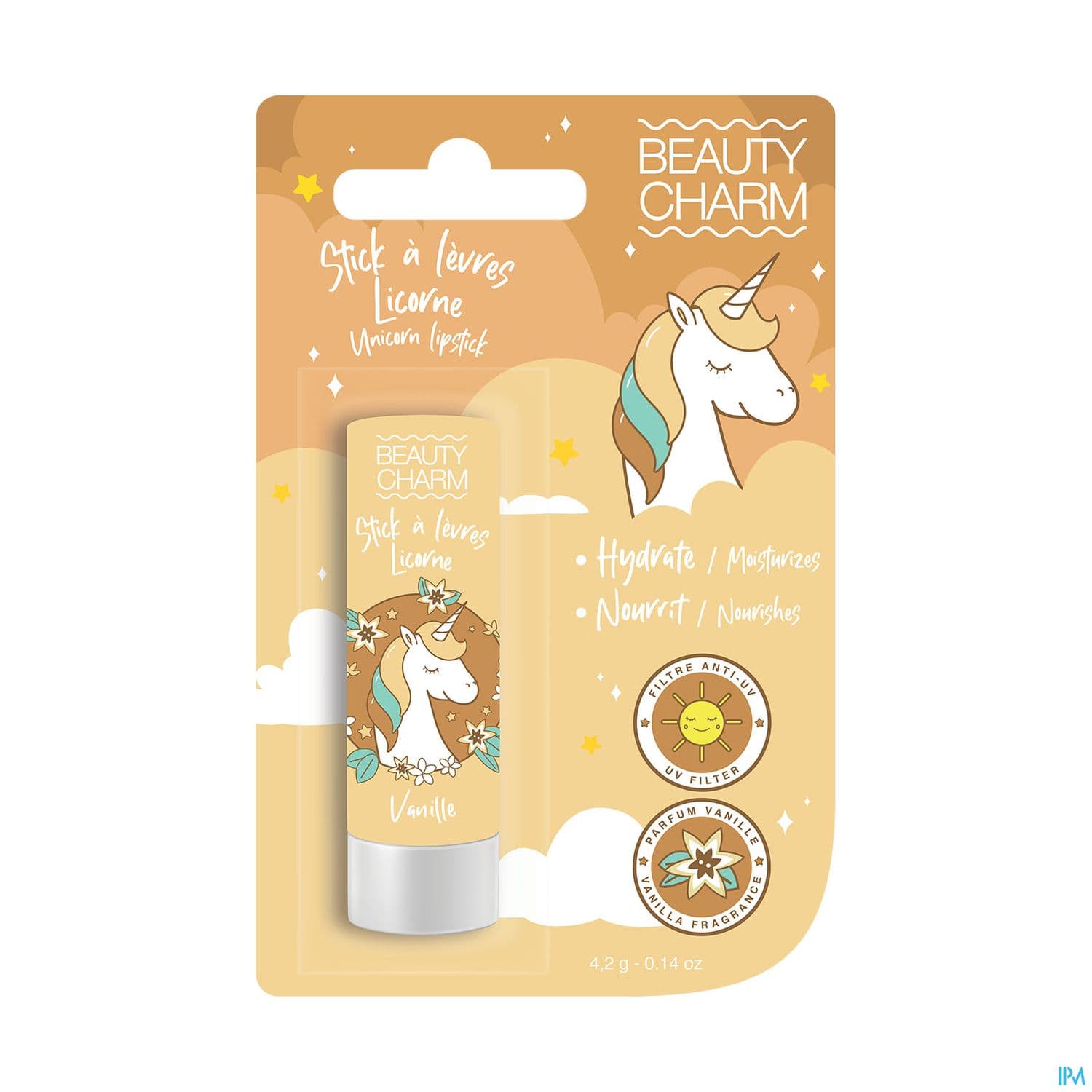 Beauty Charm Stick A Levres Enfant Licorne Vanille 4g2