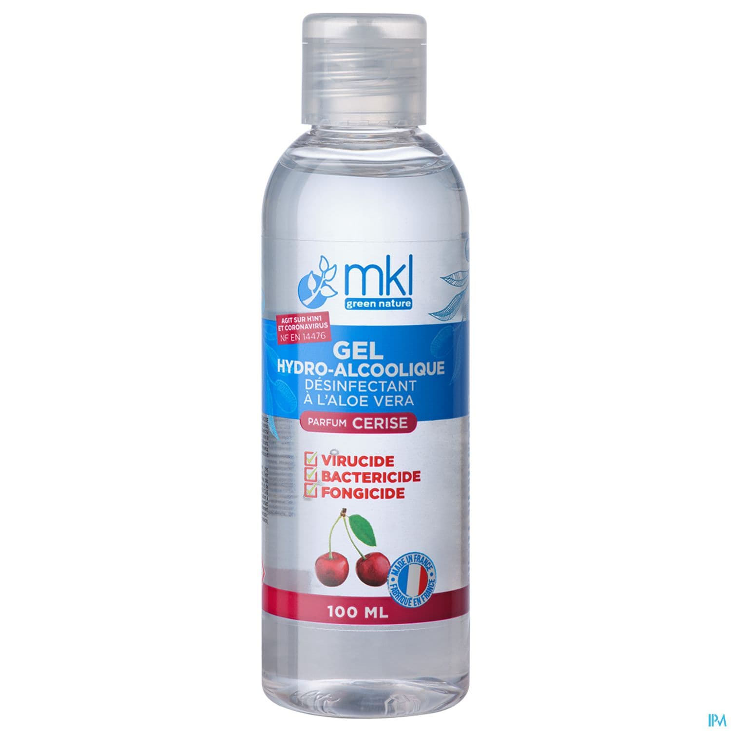 MKL GEL HYDROALCOOLIQ CERISE 100ML