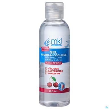 MKL GEL HYDROALCOOLIQ CERISE 100ML