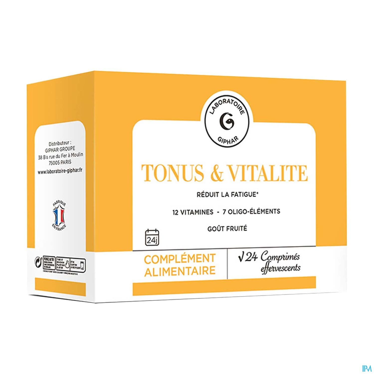 GIPHAR TONUS VITALITE CPR EFFER 24