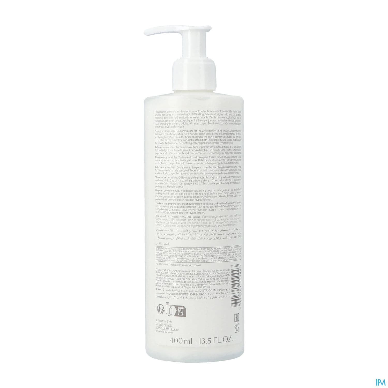 SVR TOPIALYSE CREME 400ML