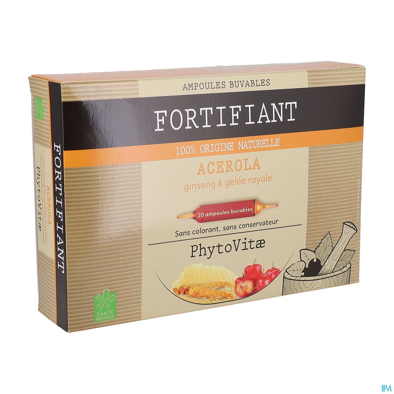 Phytovitae Fortifiant Ampoule Buvable 10ml 20