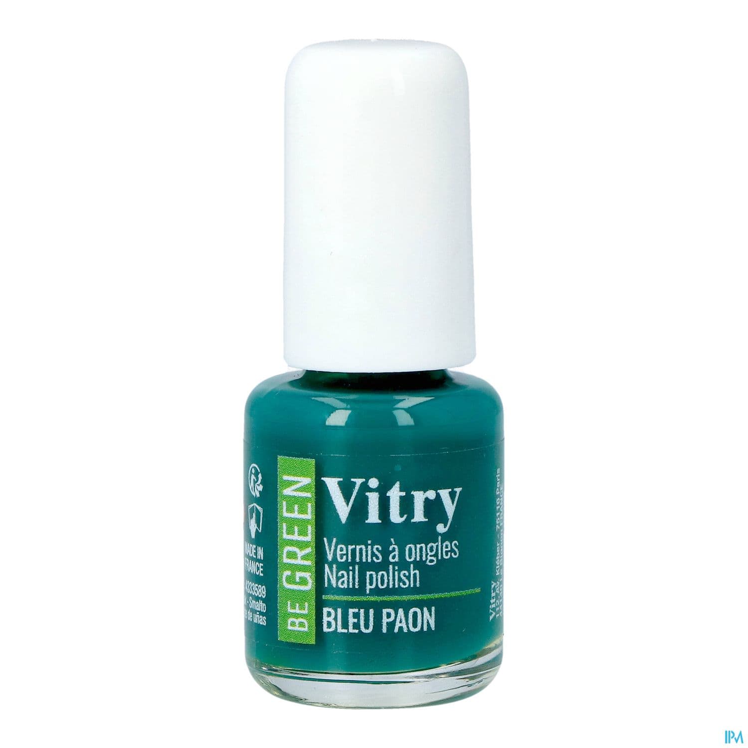 Vitry Be Green Vernis Ongles Bleu Paon 6ml — Pharmacie des Fleurs 7/7