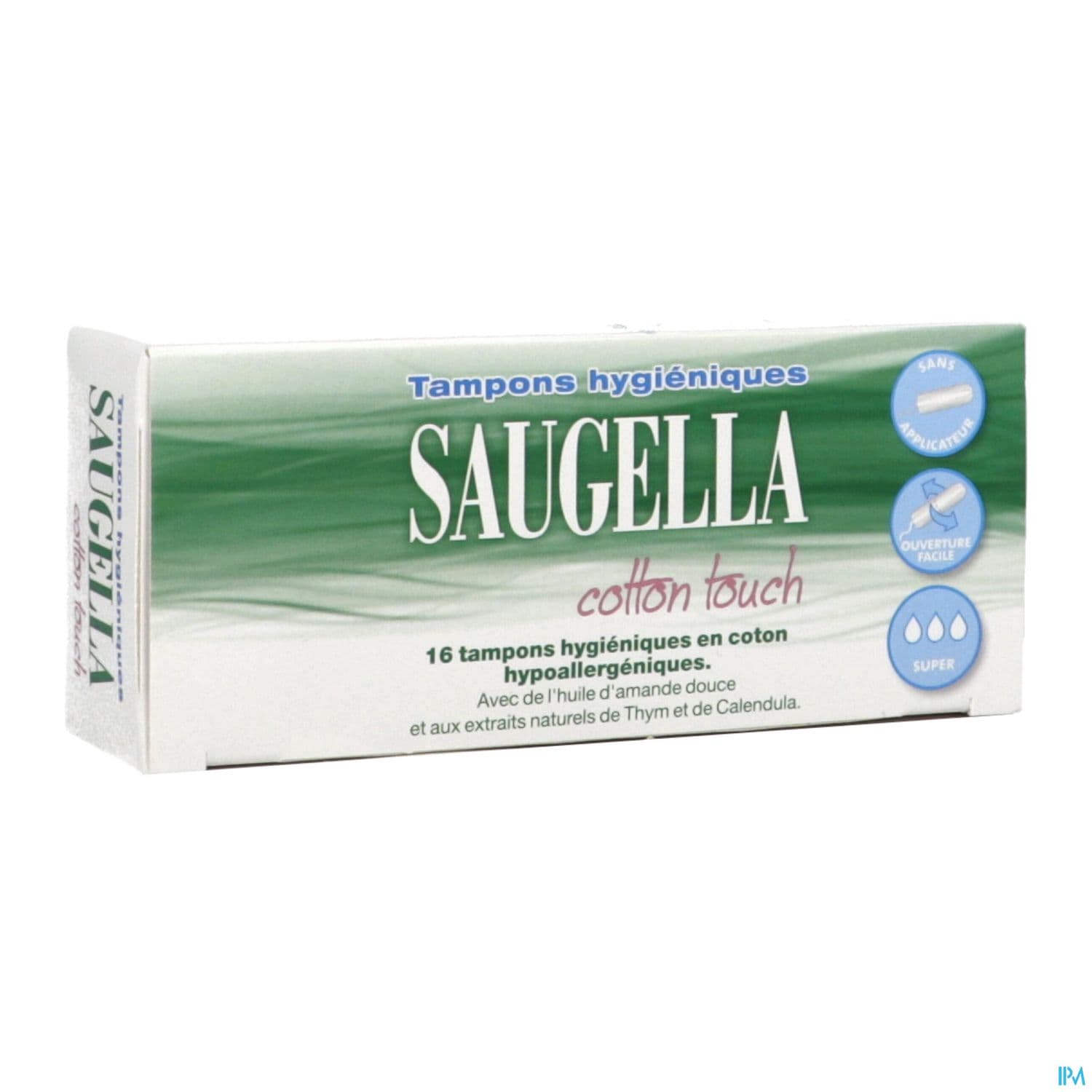 SAUGELLA COT TOUCH TAMP SUPER 16
