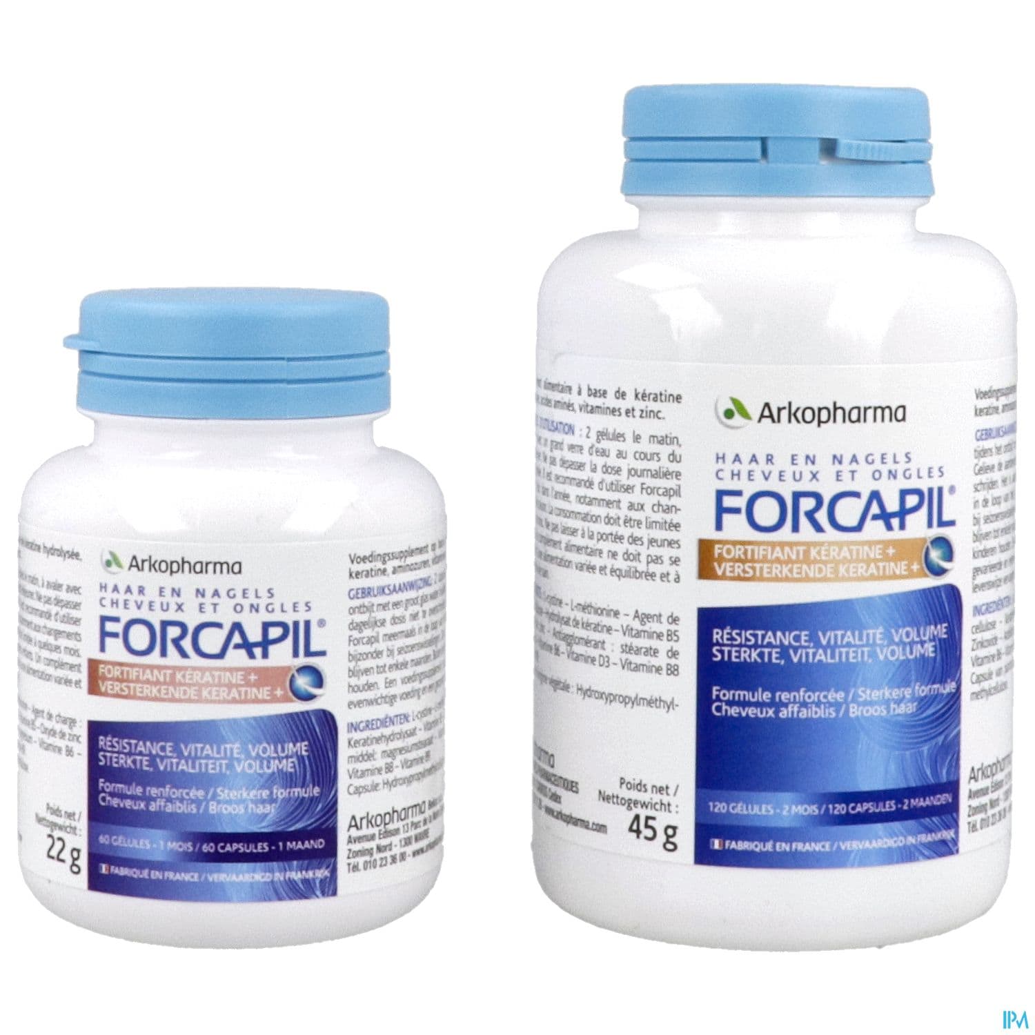 FORCAPIL FORTIFIANT+KERAT GELUL180