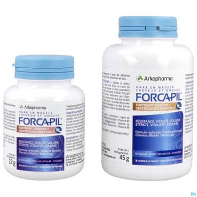 FORCAPIL FORTIFIANT+KERAT GELUL180
