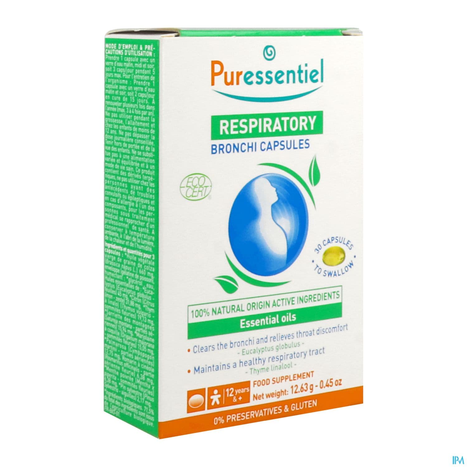 Puressentiel Bronches Aux Huile Essentielle Bio Capsule 30