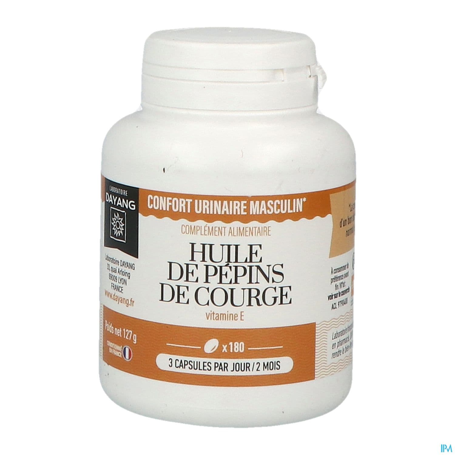 DAYANG PEP/COURGE 500MG CAPS180 — Pharmacie Pharmavance Colombes