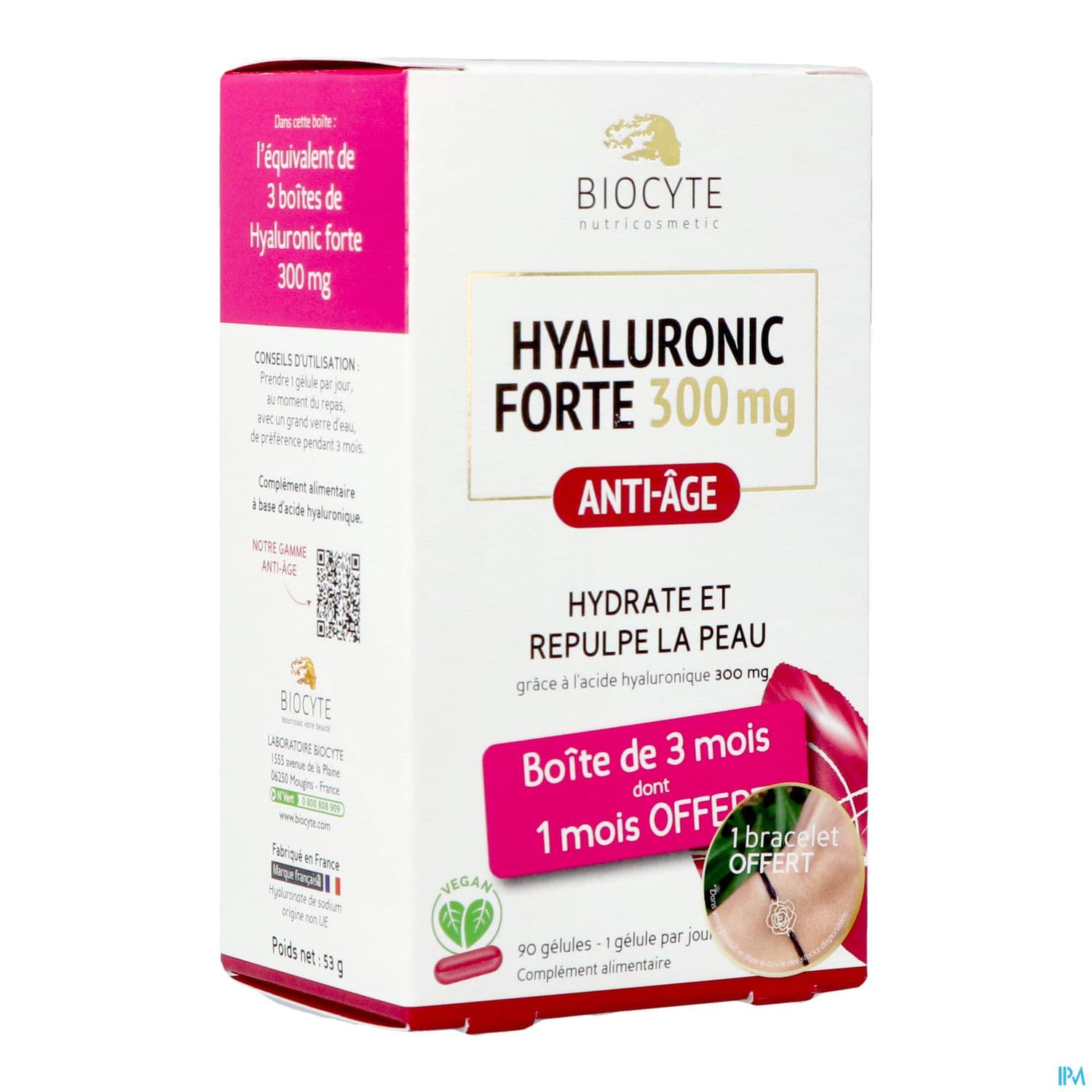 Biocyte Hyaluronic Forte 300mg Gelule 30 X3
