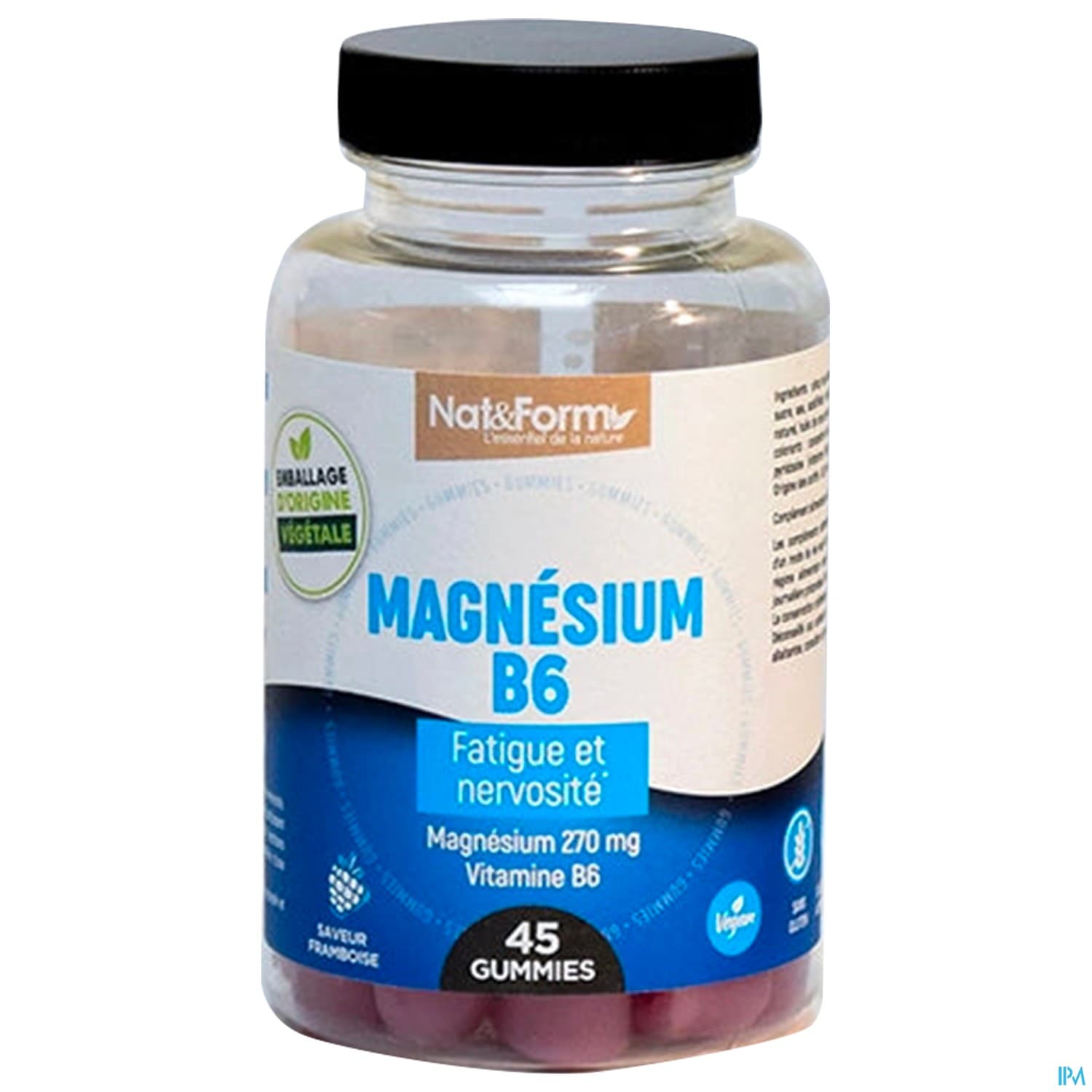 NAT&FORM MAGNESIUM B6 GUMMIE 45