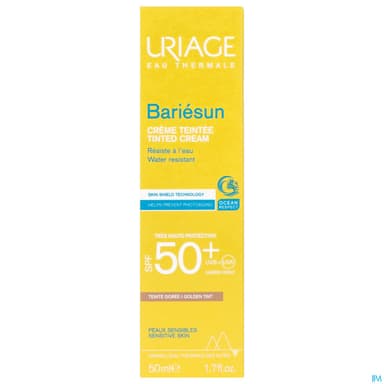 Uriage Bariesun Creme Teintee Doree Spf50+ 50ml