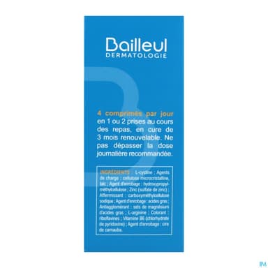 Cystiphane Fort Cheveux Et Ongles Comprime 120 X3