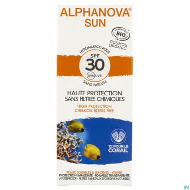 ALPHANOVA SUN SPF30 VISAGE 50G