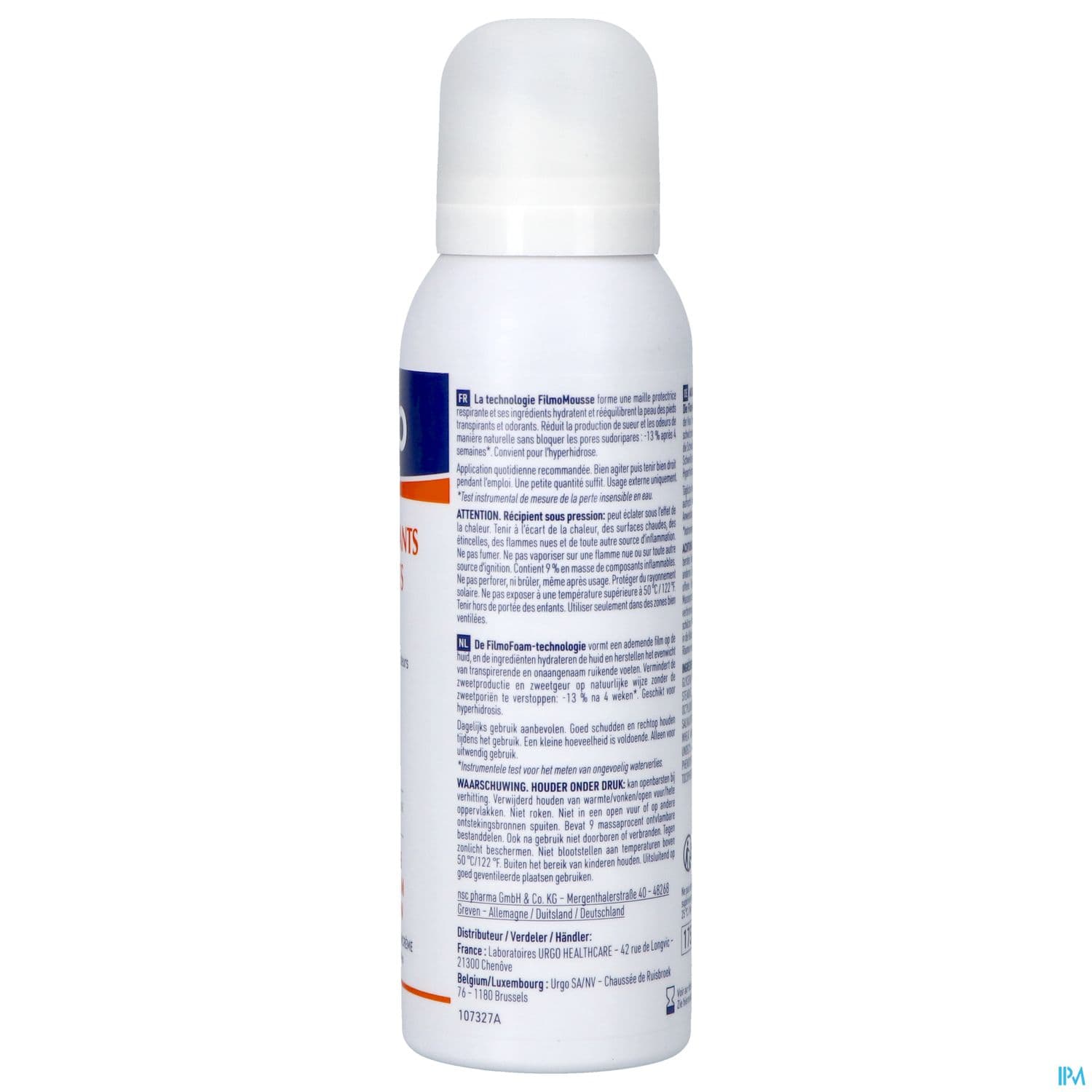 URGO FILMOMOUSS PIED TRAN/ODO125ML