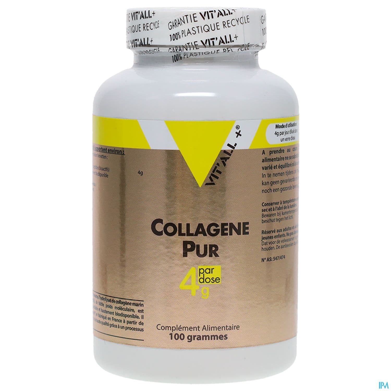 VIT ALL+ COLLAGENE PUR PDR 120G
