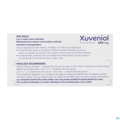 Xuveniol 500mg Comprime Pellicule 60