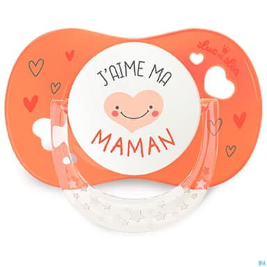 Luc Et Lea Sucette Anatomique Maman Anneau 6/18m