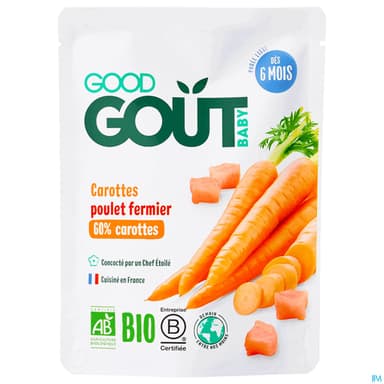 GOODGOUT CAROTTES POULET 190G