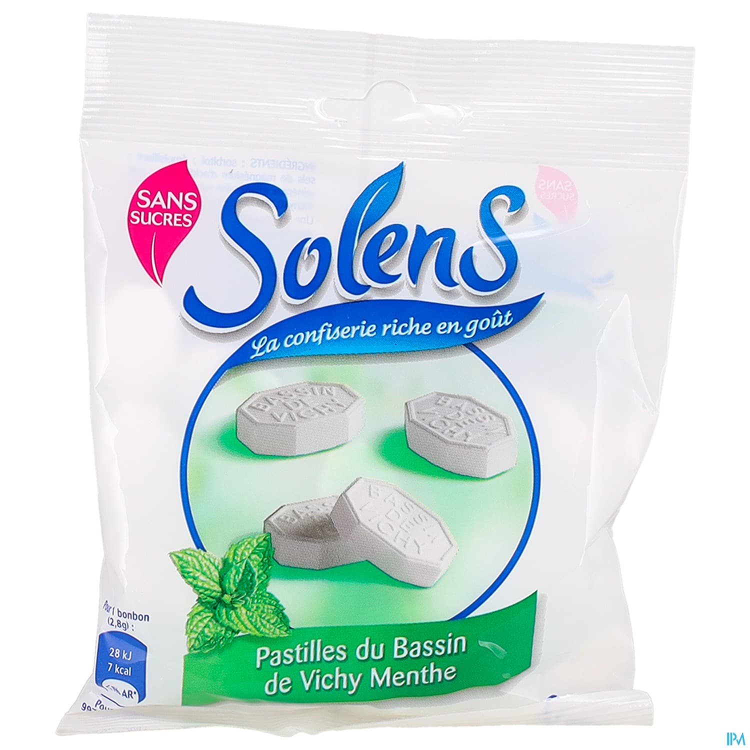 Solens Pastilles Vichy Menthe 100g