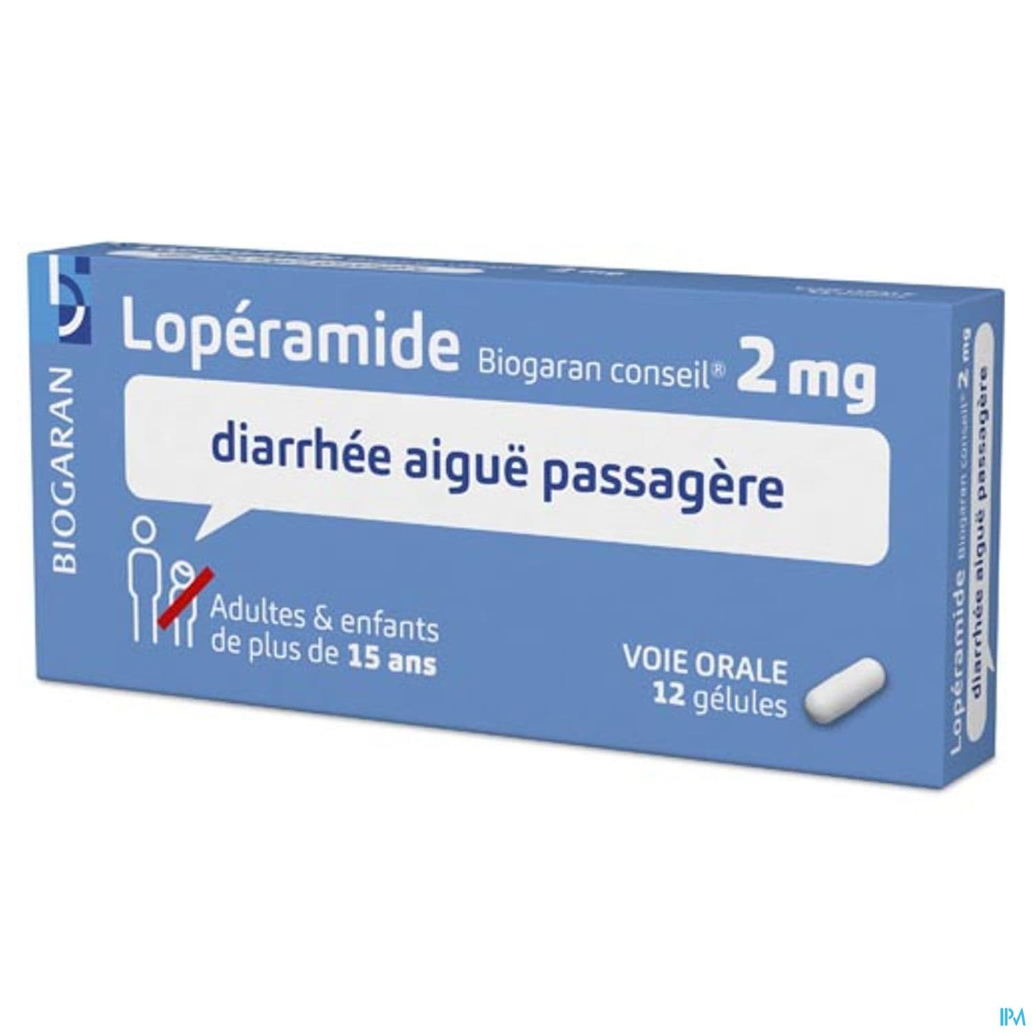 LOPERAMIDE 2MG BIOG CONS GELULE12