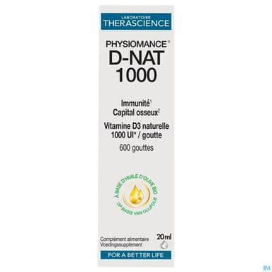 Therascience Physiomance D Nat 1000 Gouttes 20ml