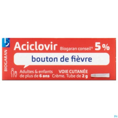ACICLOVIR 5% BIOG CONS CR TUB 2G